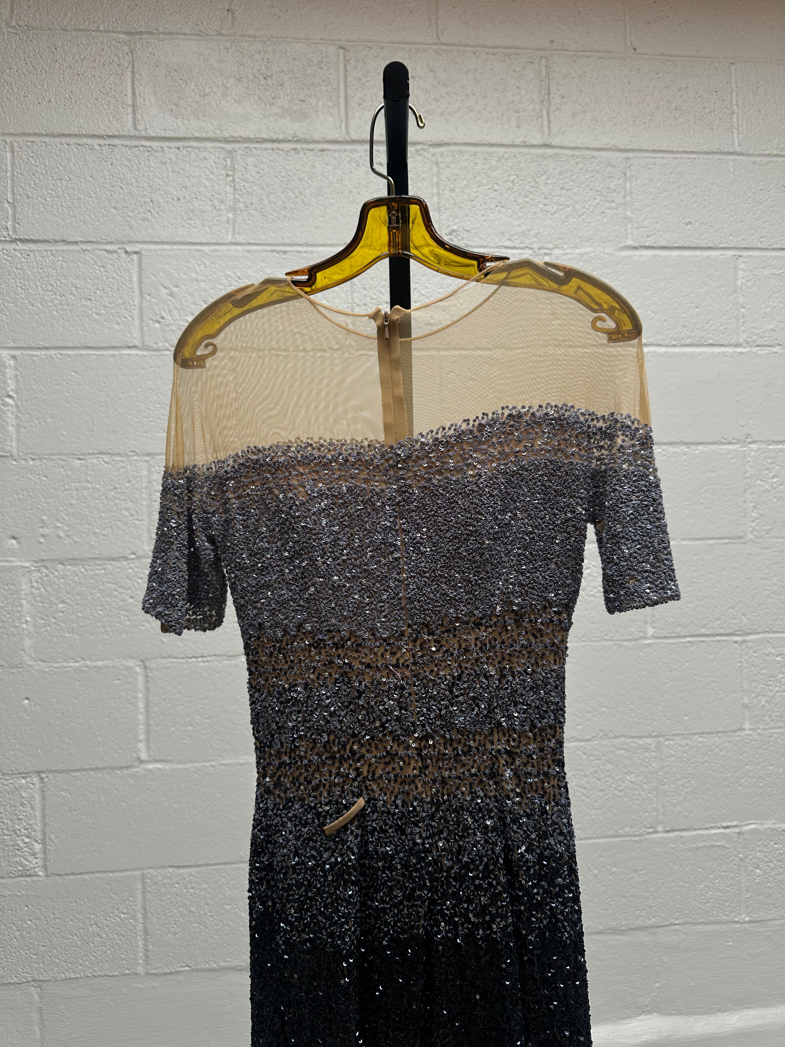 Black/Blue  Sparkly Dress
