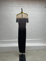 Black/Blue  Sparkly Dress