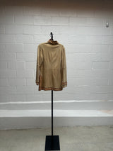 Embroidered Suede Tunic