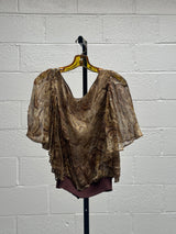 Silk Balloon Pant and Blouse