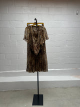 Silk Balloon Pant and Blouse