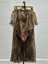 Silk Balloon Pant and Blouse