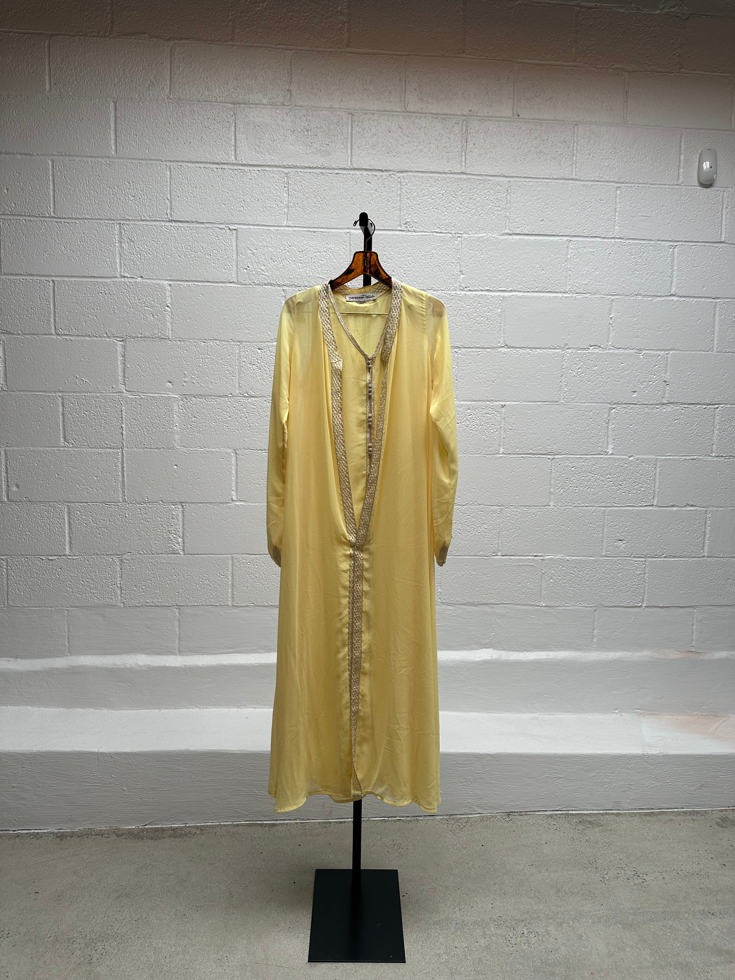 Yellow Silk Caftan from Hayahoo music video