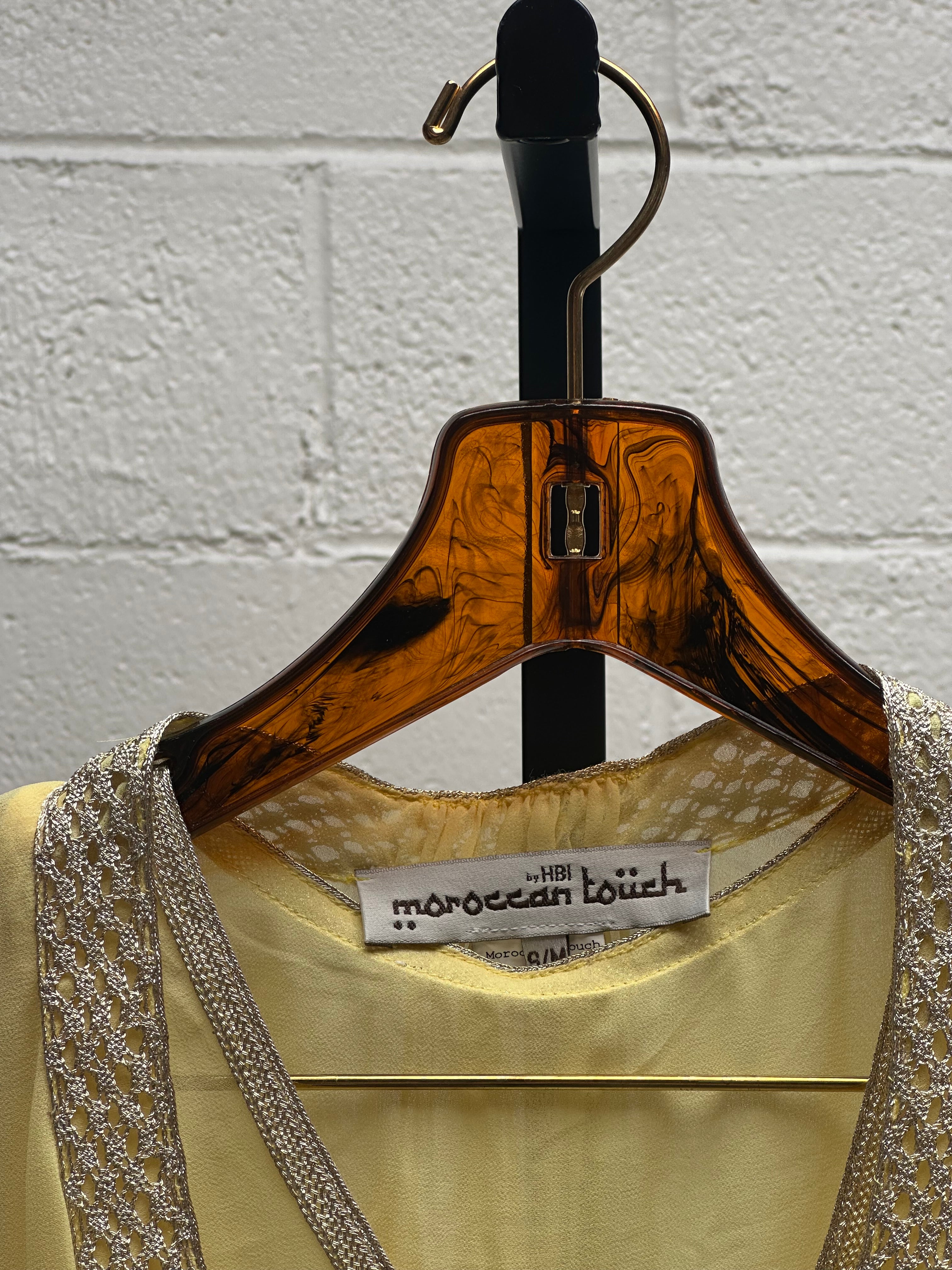 Yellow Silk Caftan from Hayahoo music video