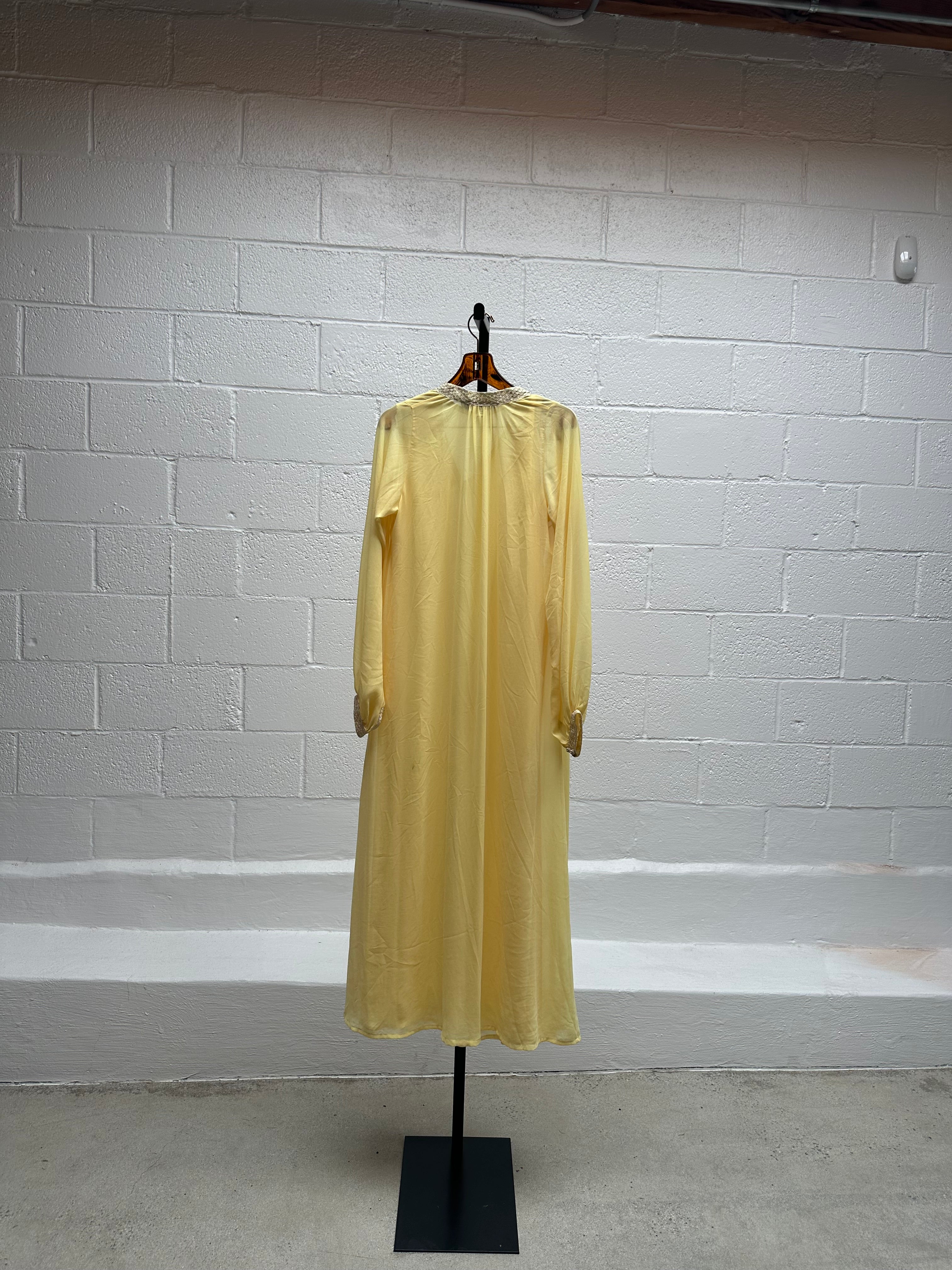 Yellow Silk Caftan from Hayahoo music video