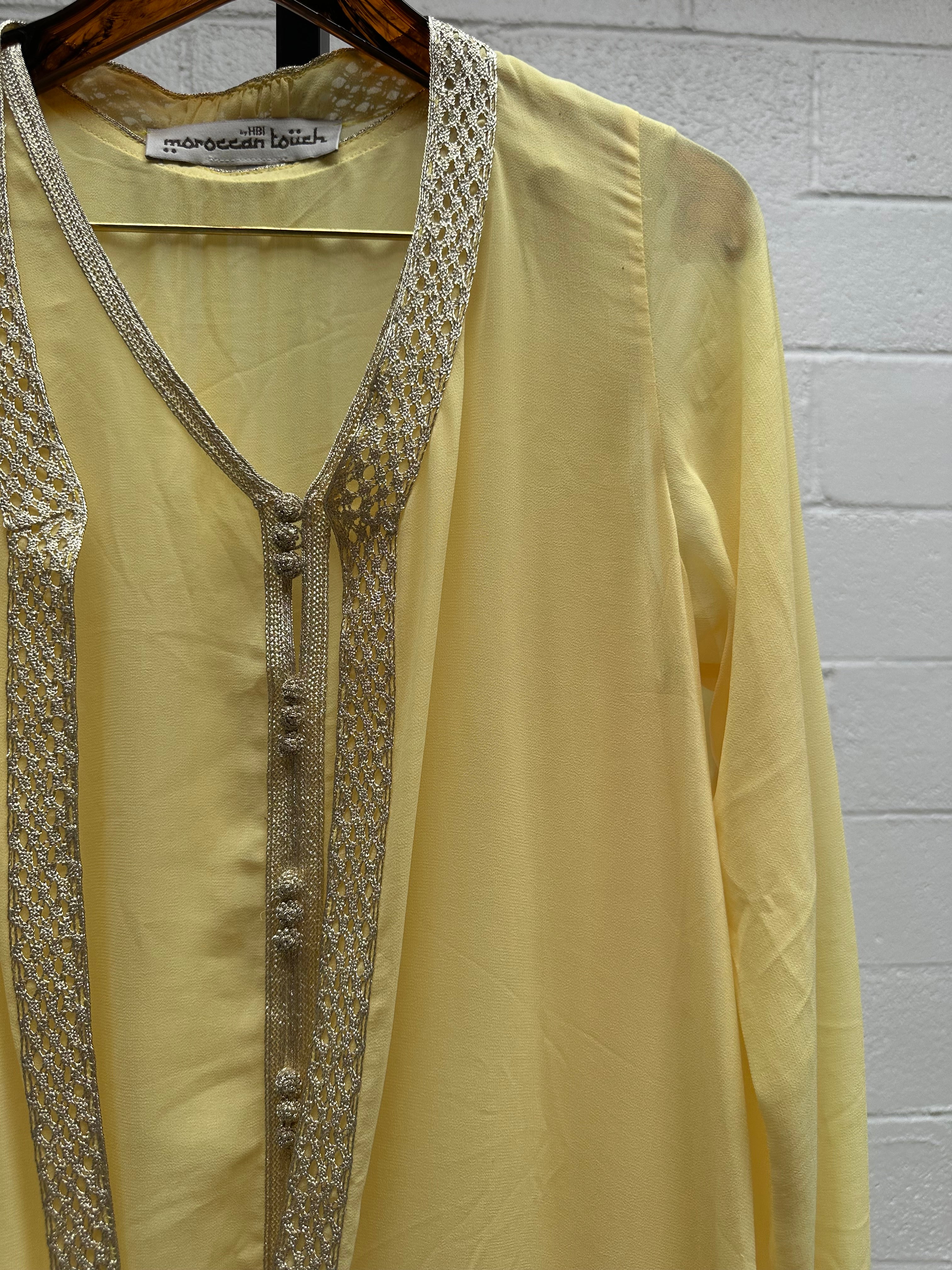Yellow Silk Caftan from Hayahoo music video