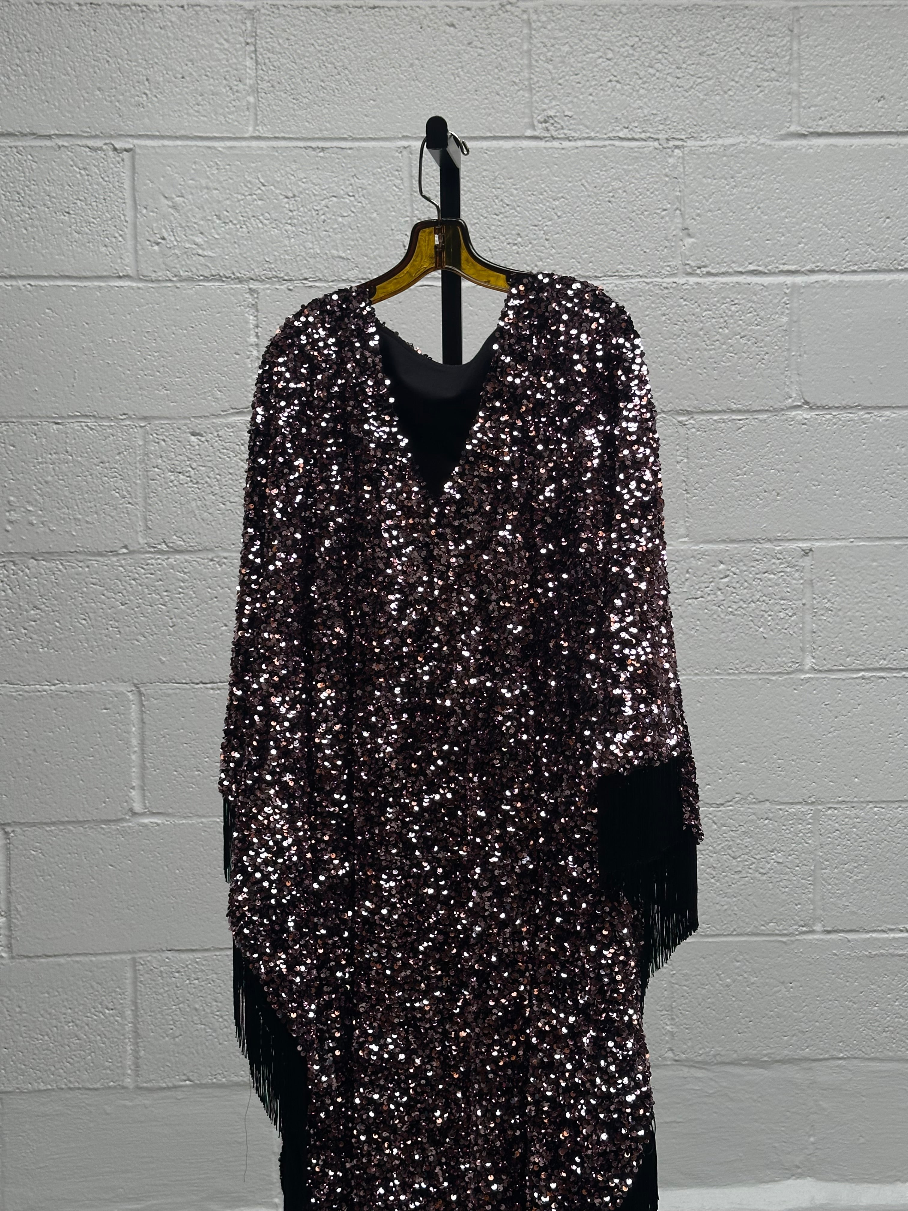 Glitter Kaftan with Fringe