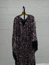 Glitter Kaftan with Fringe