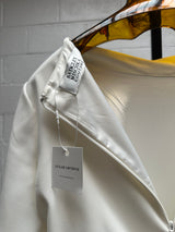 Cream Dress with Embellished  Cuffs