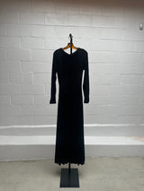 Black Jersey Dress with Glitter