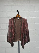 Velvet Jacket with beading