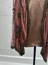 Velvet Jacket with beading