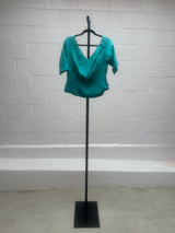 Blue Chiffon Top with sequins skirt
