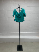 Blue Chiffon Top with sequins skirt