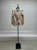 Cream Blazer with Diamante Blazer