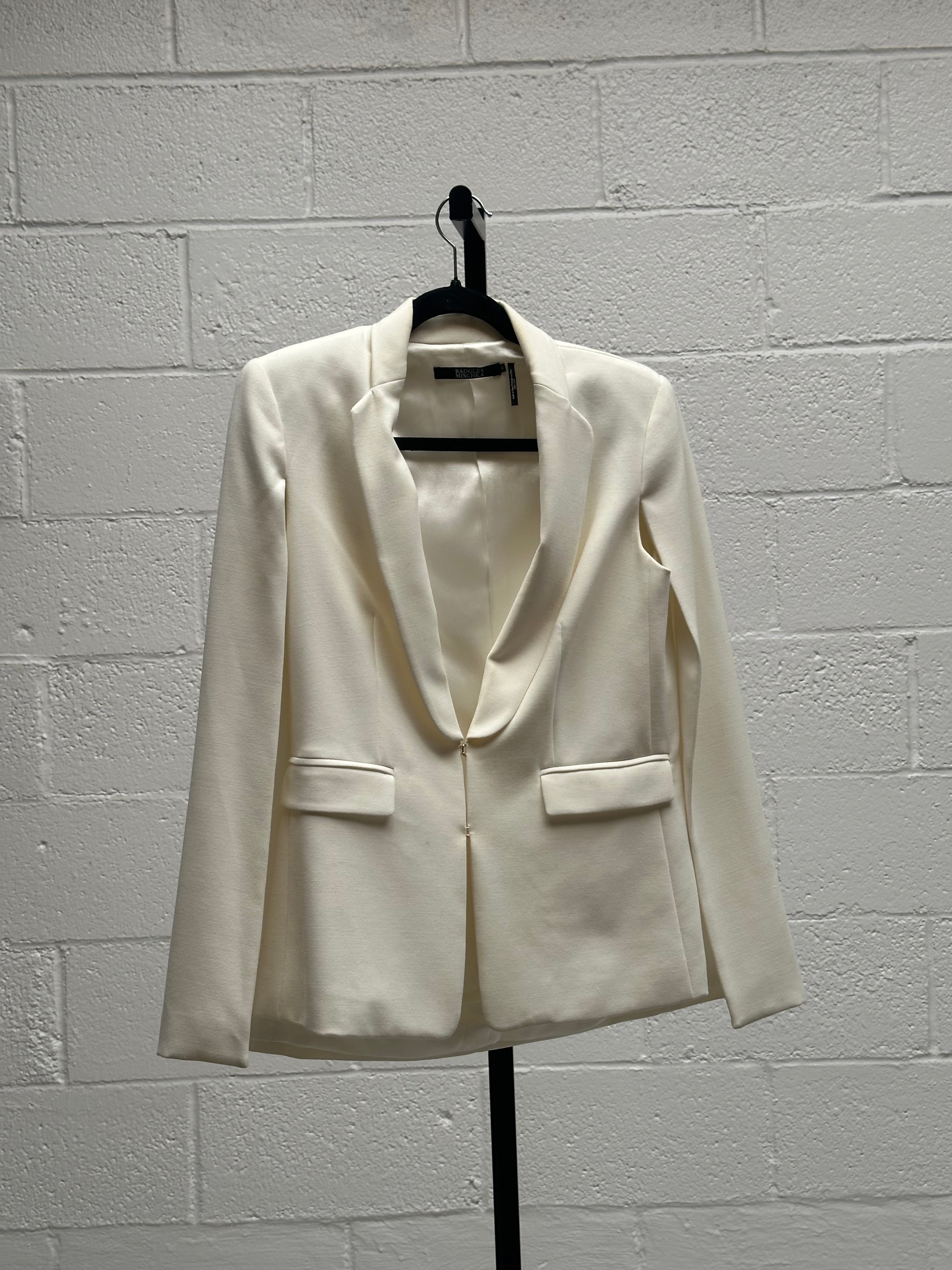 Cream Cape/Blazer with trousers