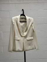 Cream Cape/Blazer with trousers