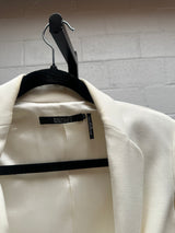 Cream Cape/Blazer with trousers