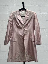 Raw Silk Embroidered Jacket