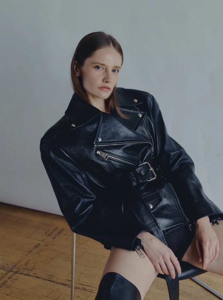 Fabbie Biker Leather Jacket