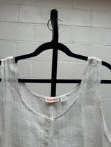 Casual White linen Dress