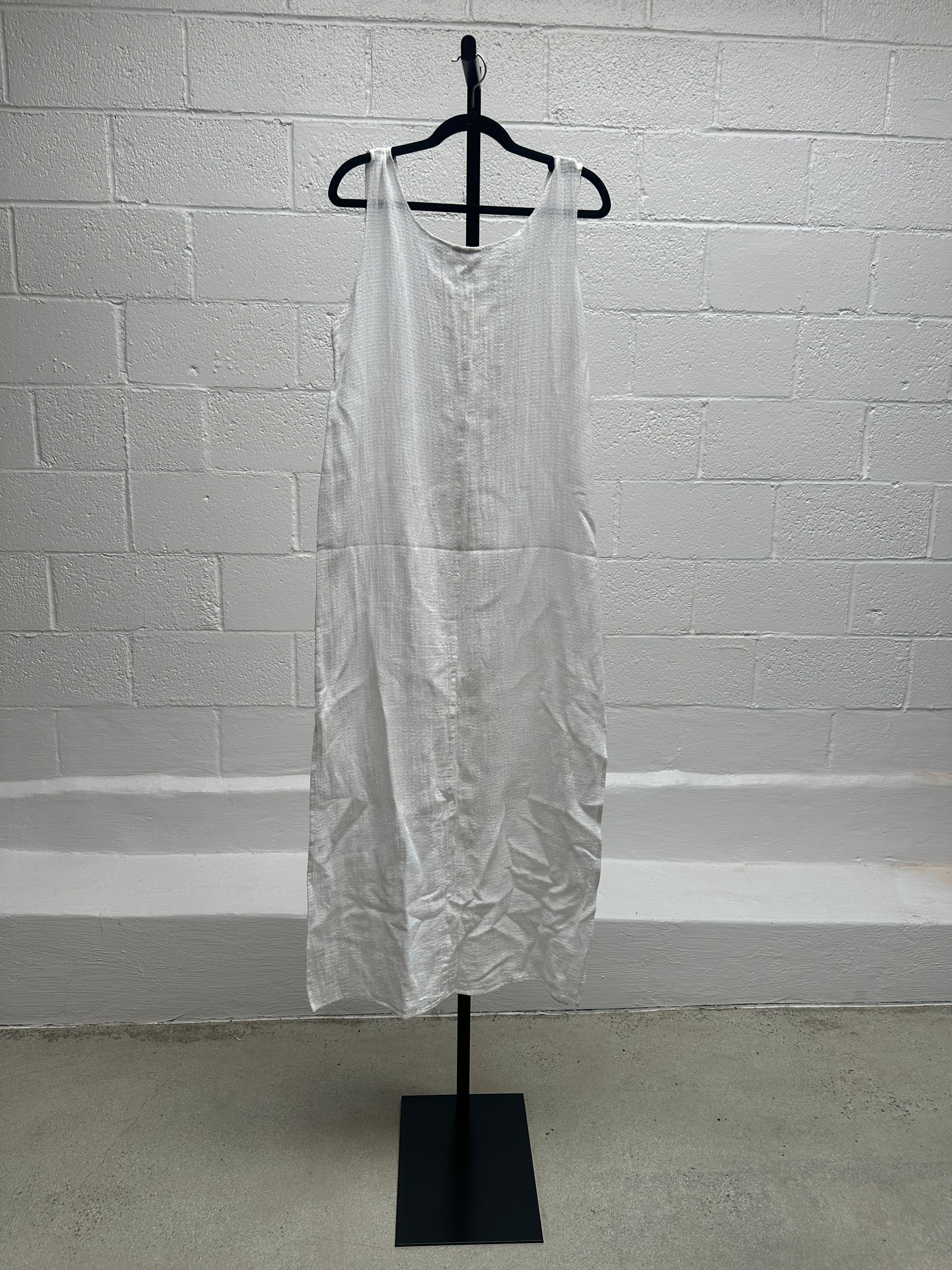 Casual White linen Dress