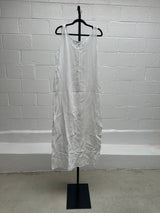 Casual White linen Dress