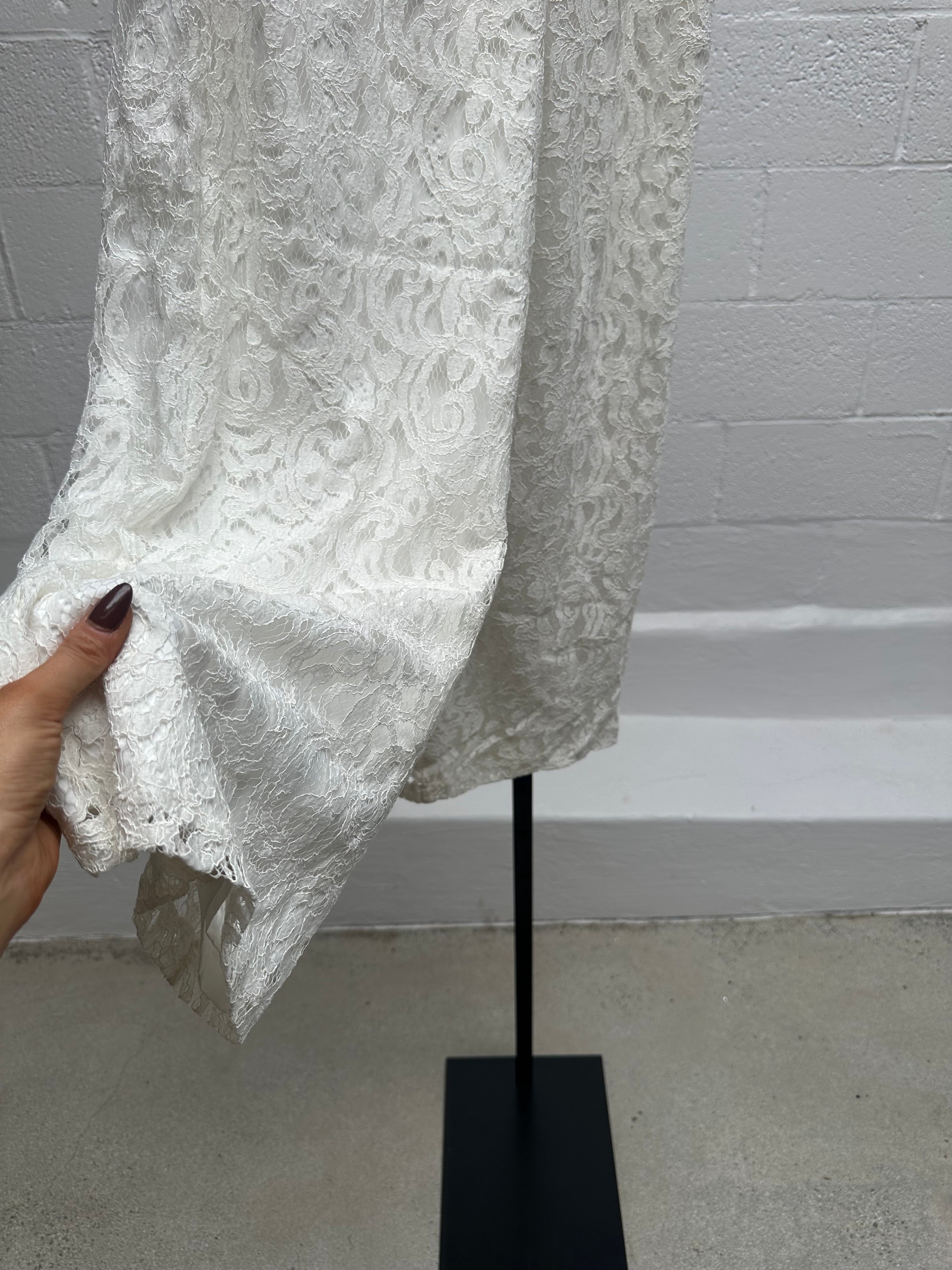 White Lace Trouser