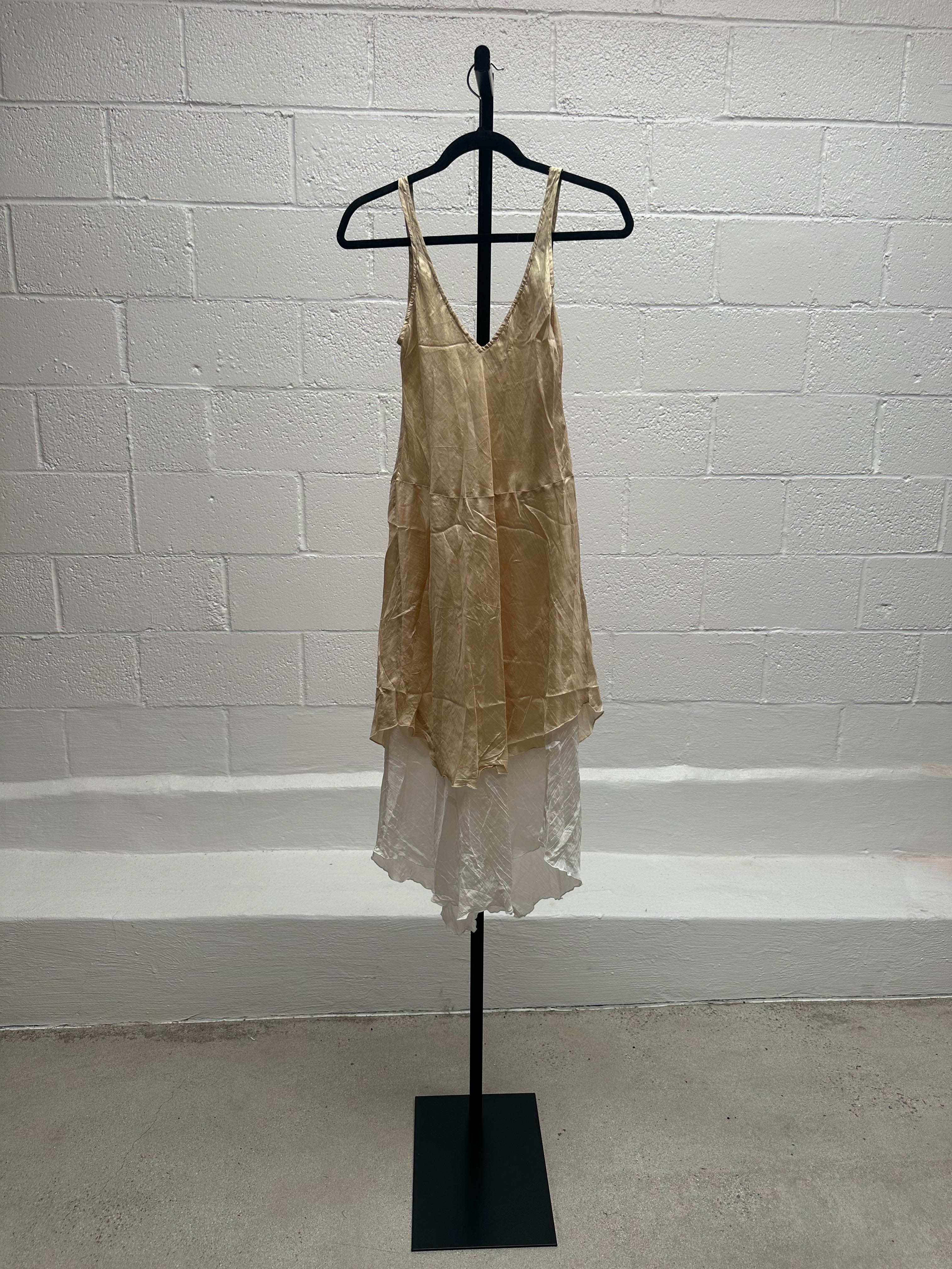 Double Layer Silk Dress