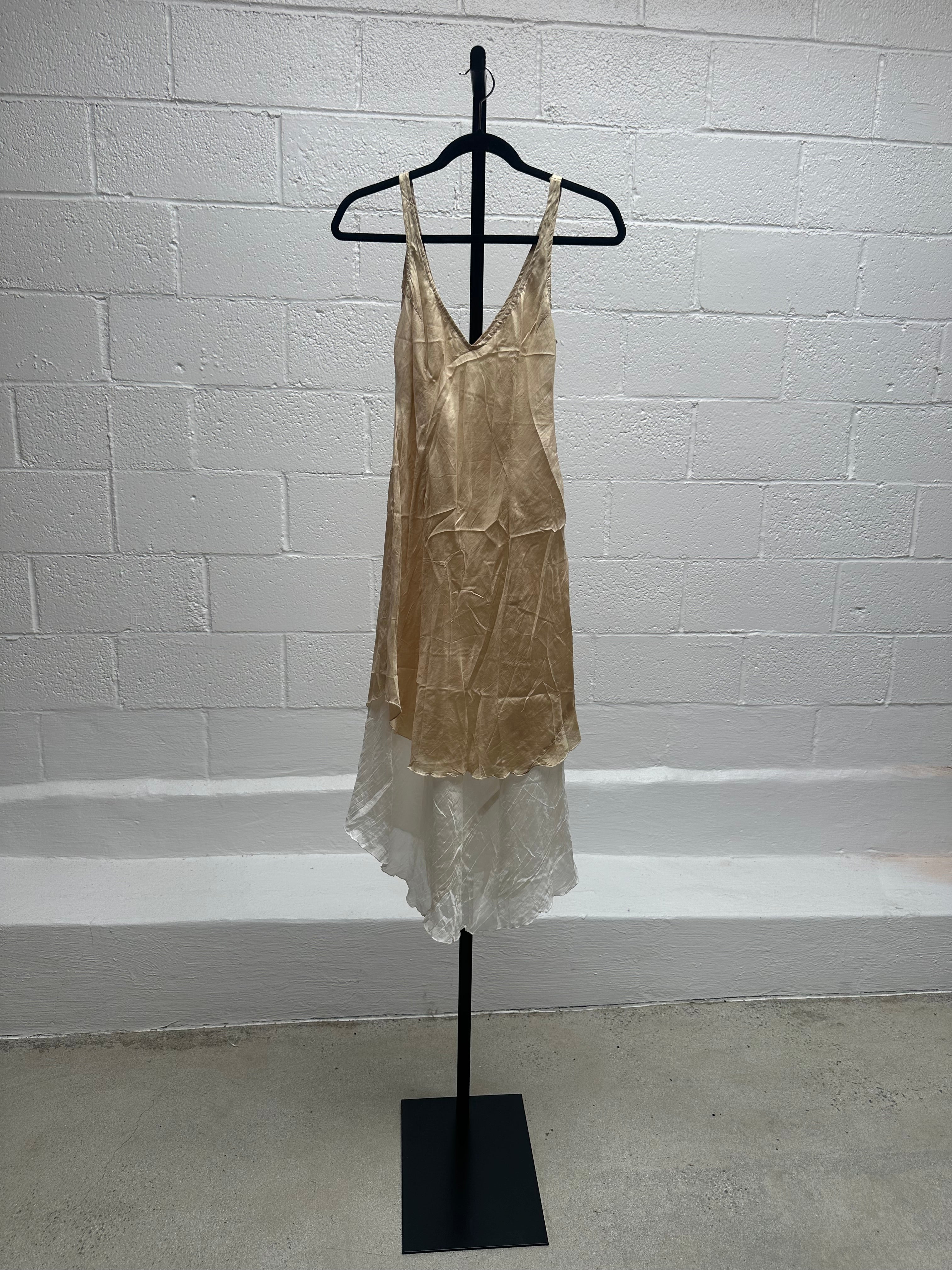 Double Layer Silk Dress