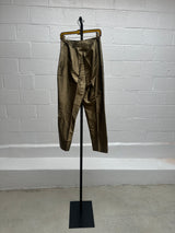 Raw Silk Beaded Top Pant and Shawl Set