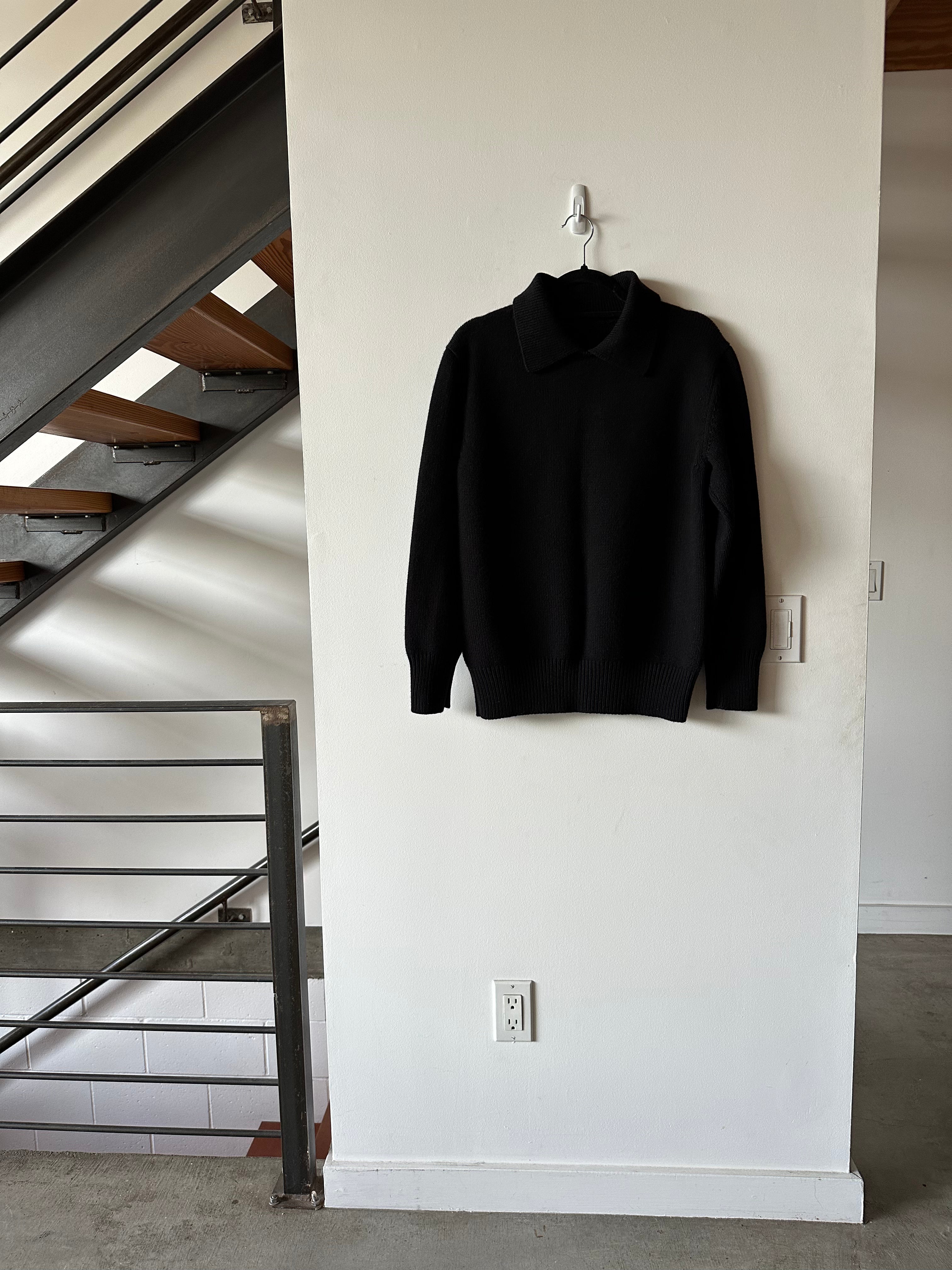 Amalio Backwards Collar Sweater