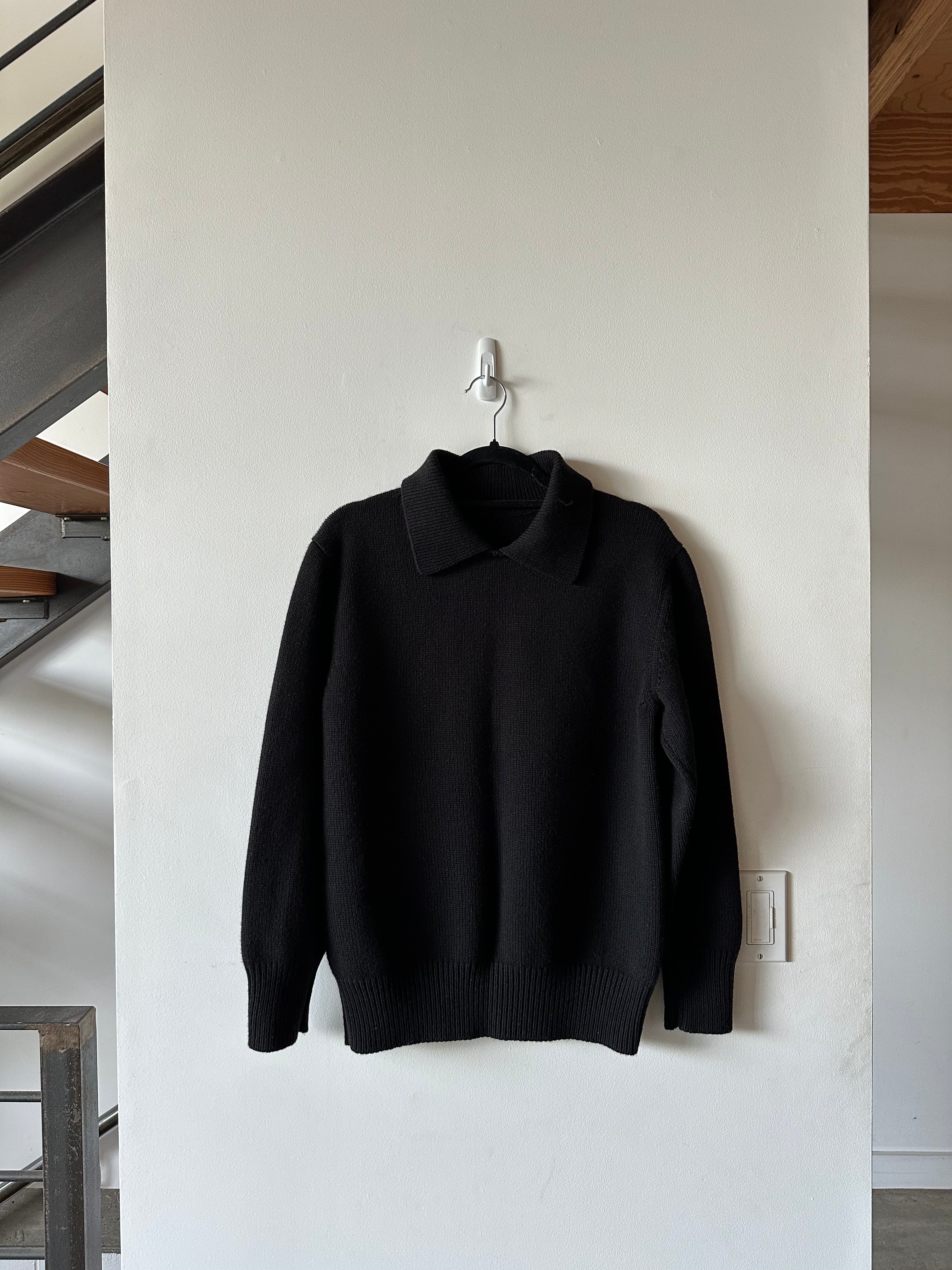 Amalio Backwards Collar Sweater
