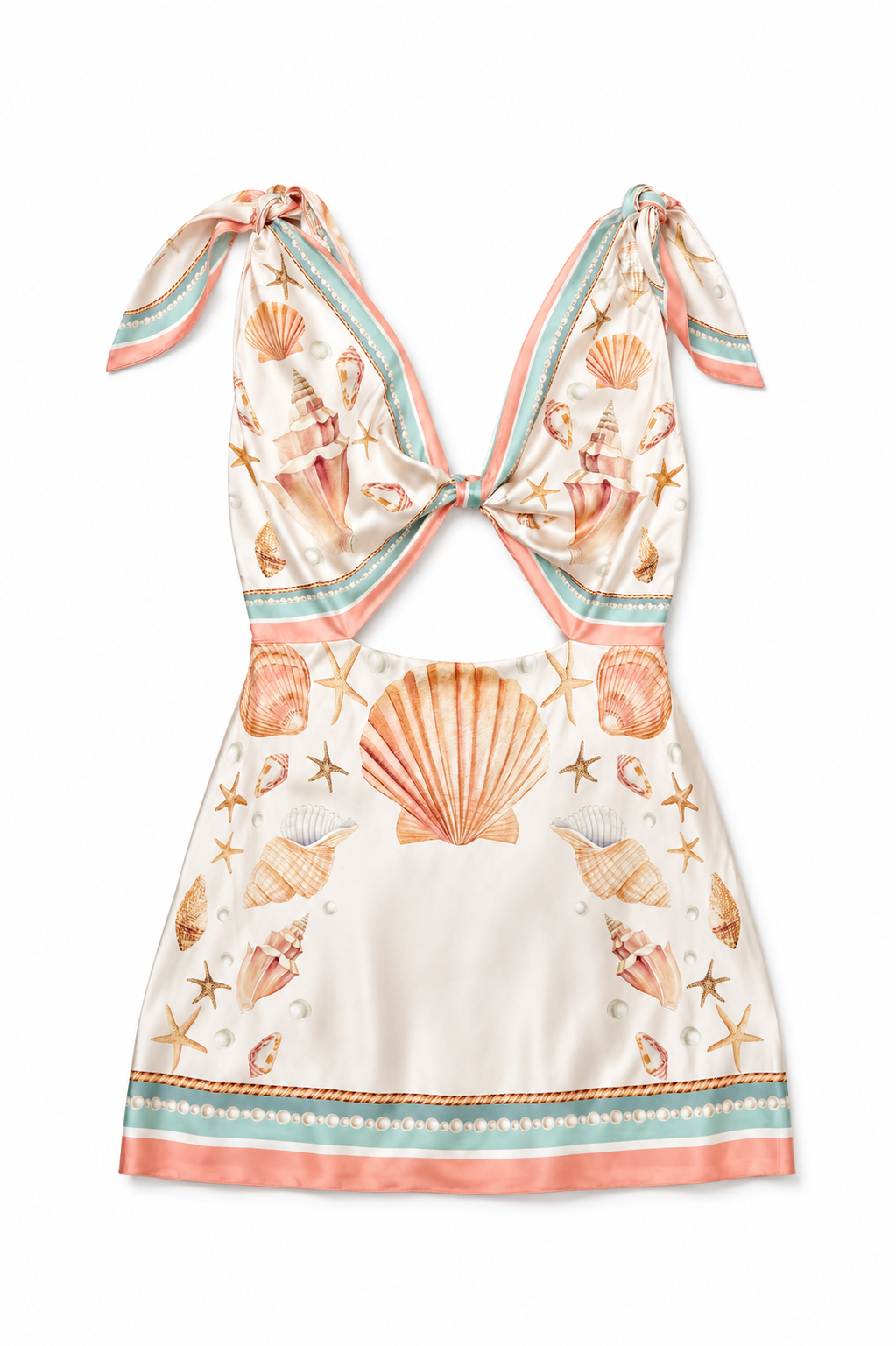 Icelyn Silk Mini Dress