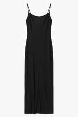 Jean Paul Gaultier Long Black Slip Dress