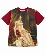 Josephine Bonaparte Print Silk T-Shirt