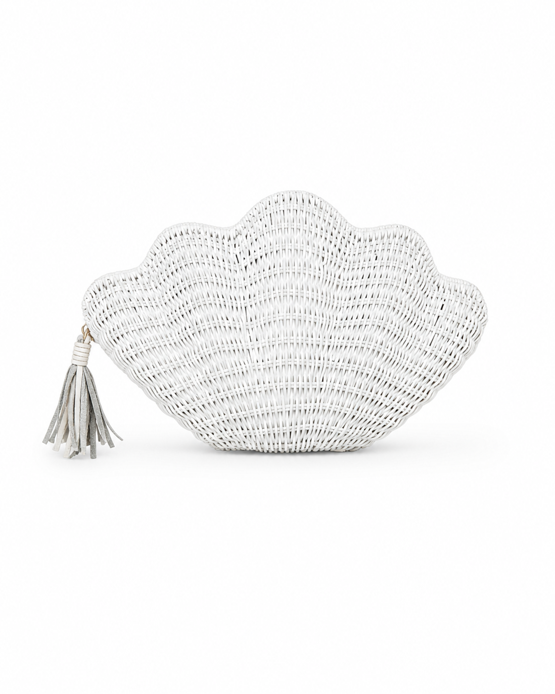 Straw Shell Clutch