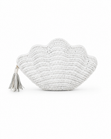 Straw Shell Clutch