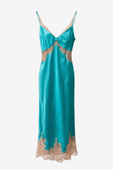 Turquoise Slip Dress