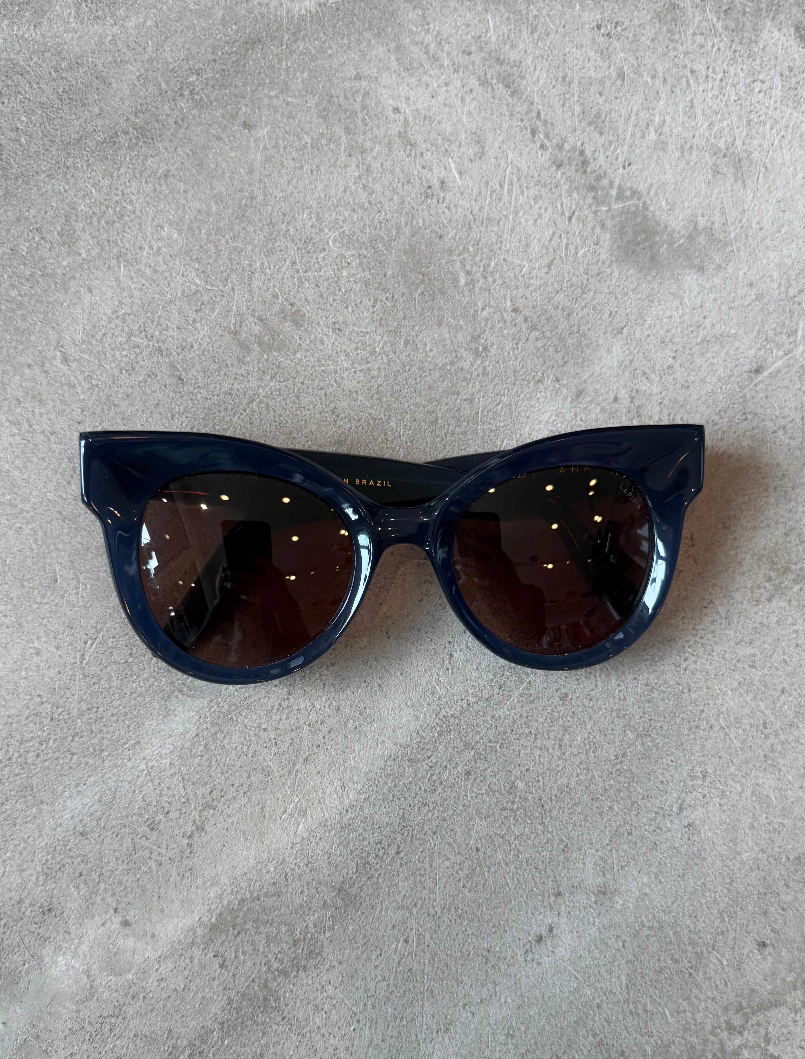 Ana Dark Blue Sunglasses