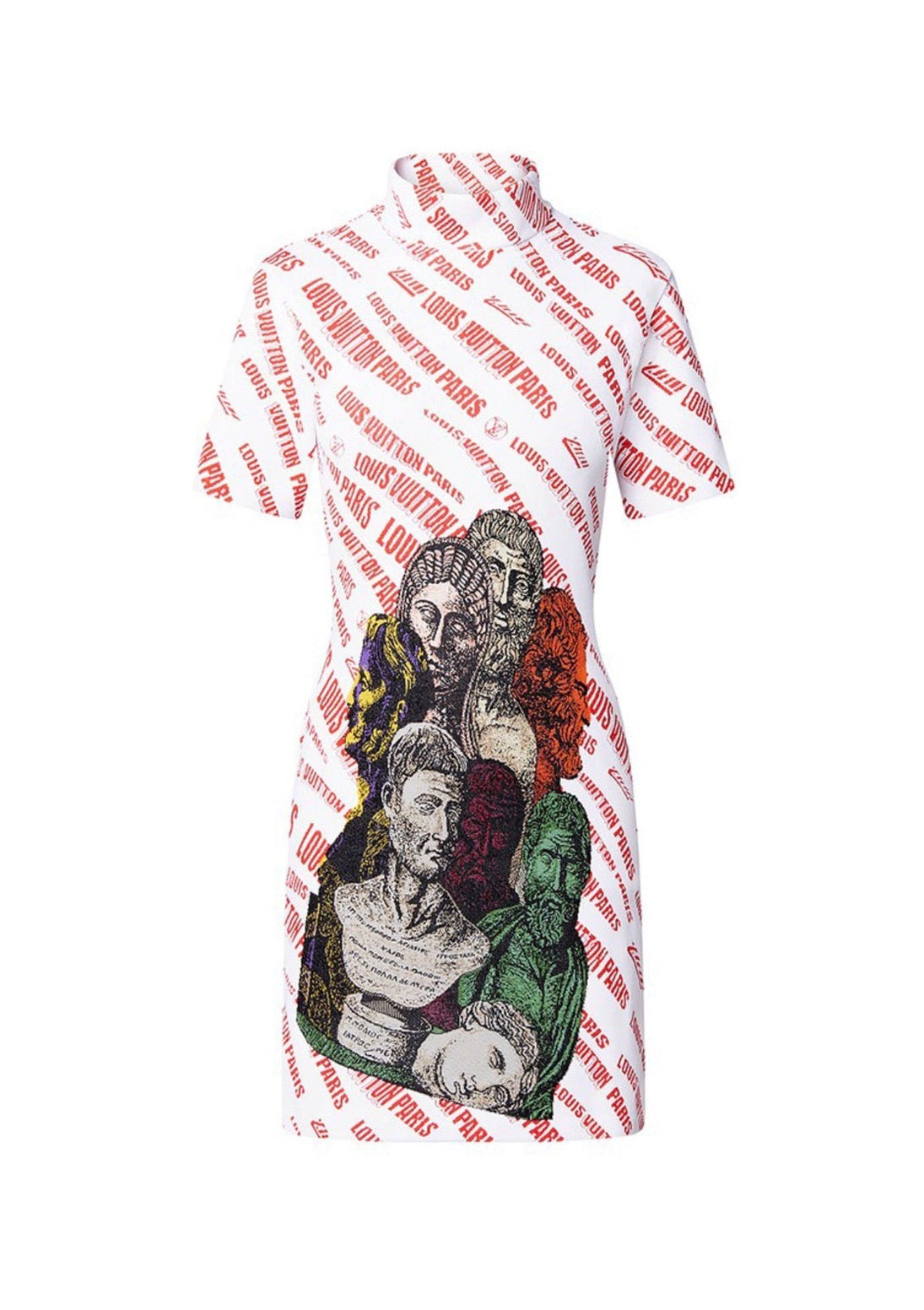 Fornasetti Print Mini Dress