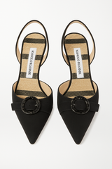 Buckle Detail Slingback Pumps (39)