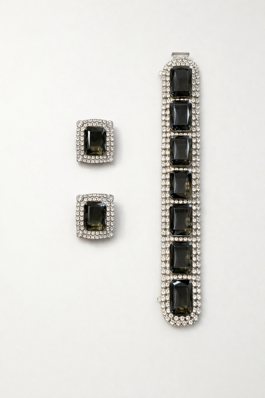 Matching Bracelet and Earrings Set