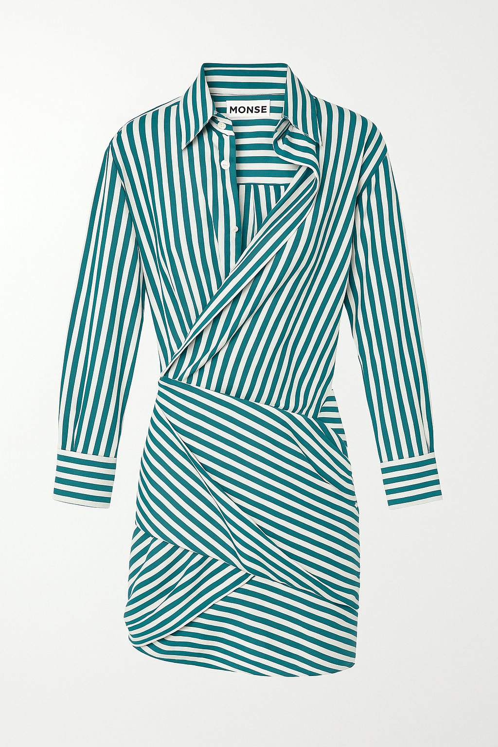 Striped Shirt Dress