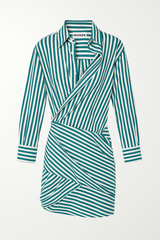 Striped Shirt Dress