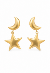Moon & Star Earrings