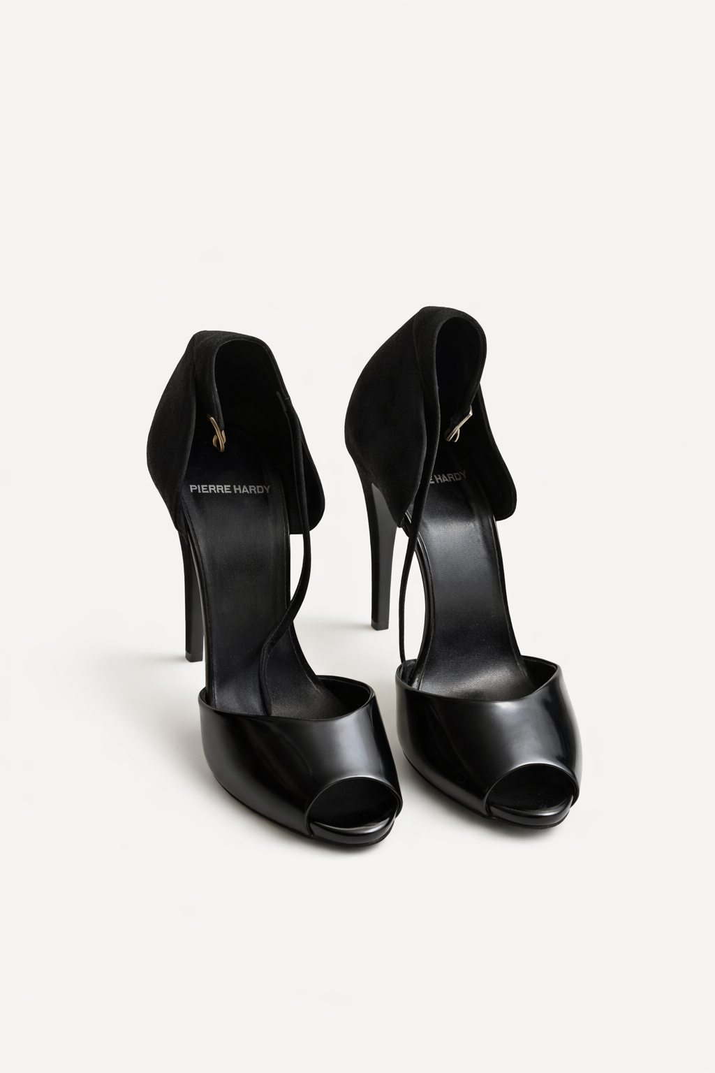 Patent Leather and Suede Pumps