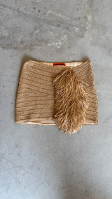 Raffia Mini Skirt