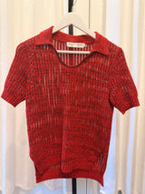 Silk Knit Top and Skirt Set