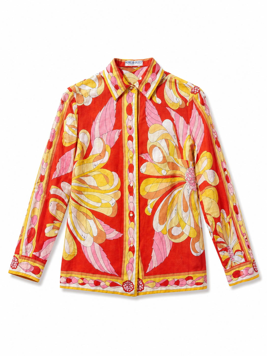 Pucci Cotton Vintage Printed Blouse